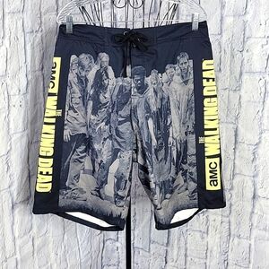 WALKING DEAD AMC Board Shorts Swim Trunks Large